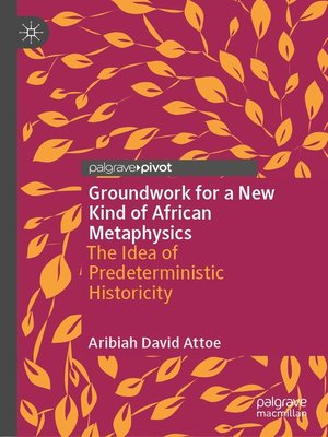 cover image of Groundwork for a New Kind of African Metaphysics